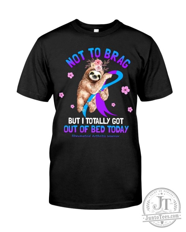 Not To Brag Funny Graphic T-Shirt for Casual Wear