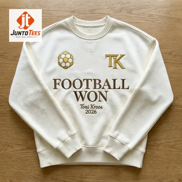 Authentic Toni Kroos Football Won Embroidered Sweatshirt T Shirt Hoodie product image at juntotees.com
