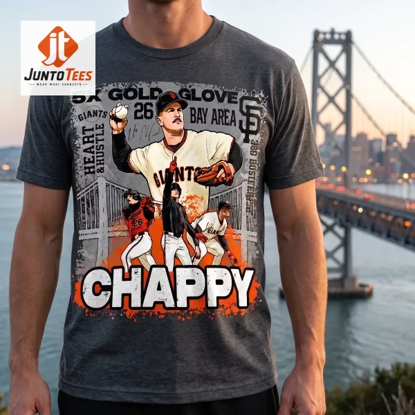 Detailed look of high-quality Matt Chapman Chappy T-Shirt SF Giants Giveaway 26 July 2026 in Graphic Shirts