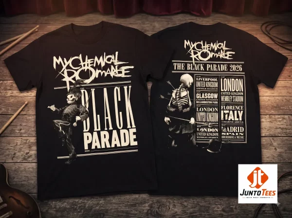 My Chemical Romance The Black Parade 2026 Tour Shirt Concert Reprinted 4 Real customer review of My Chemical Romance The Black Parade 2026 Tour Shirt Concert Reprinted at juntotees.com