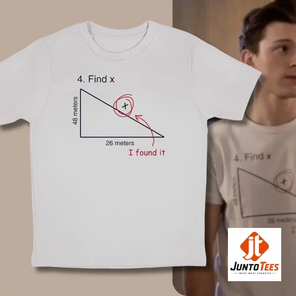Authentic Tom Holland Peter Parker Spider-Man Funny Find X Shirt product image at juntotees.com