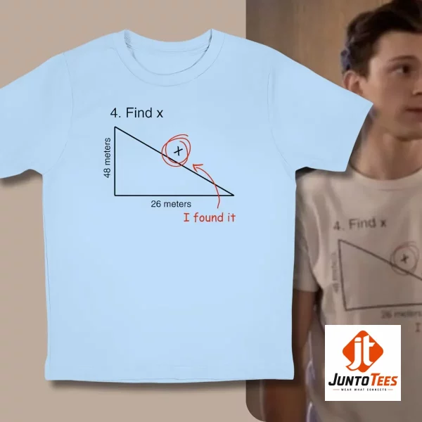 Detailed look of high-quality Tom Holland Peter Parker Spider-Man Funny Find X Shirt in Graphic Shirts