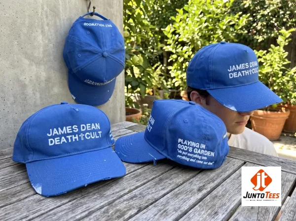 Exclusive Paly Hollywood James Dean Death Cult Hat Replica design from Juntotees