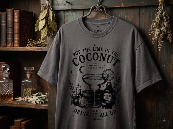 Put the Lime in the Coconut Midnight Margaritas Witchy Spine Unisex T-Shirt Practical Magic 2 2026 Merch