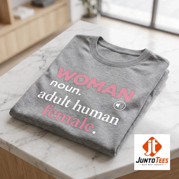Authentic Enes Kanter Freedom shirt Woman Definition Adult Human Female Dictionary Style product image at juntotees.com