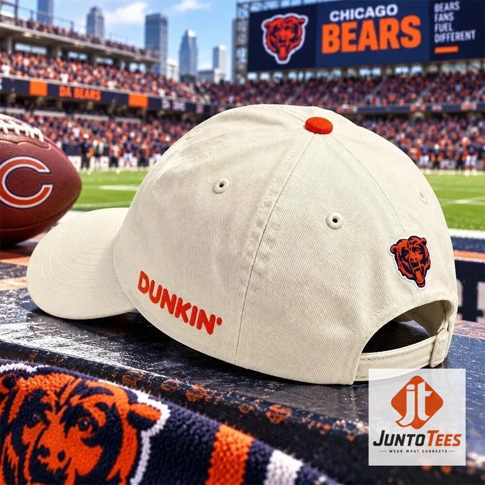 Chicago Bears Dunkin Donuts Coffee Giveaway 2026 Free Embroidered Baseball Hat 3 Chicago Bears Dunkin Donuts Coffee Giveaway 2026 Free Embroidered Baseball Hat