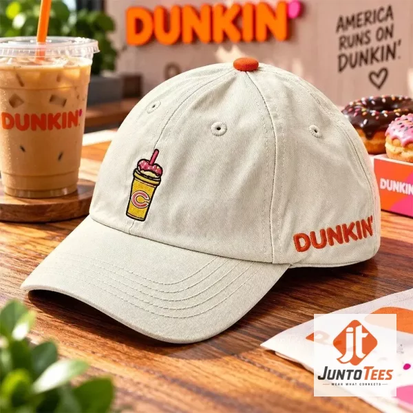 Chicago Bears Dunkin Donuts Coffee Giveaway 2026 Free Embroidered Baseball Hat 2 Authentic Chicago Bears Dunkin Donuts Coffee Giveaway 2026 Free Embroidered Baseball Hat product image at juntotees.com