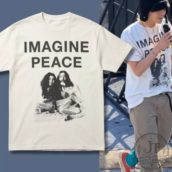 G Dragon Wearing John Lennon Imagine Peace Tee at BIGBANG 2026 MetLife Stadium Concert