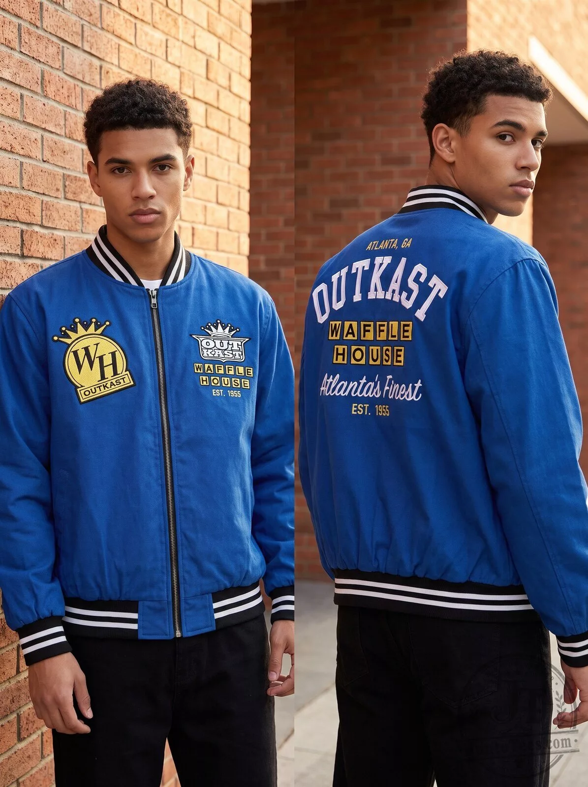 ATL Icons Outkast x Waffle House Merch October 2, 2026 Baseball Varsity Jacket