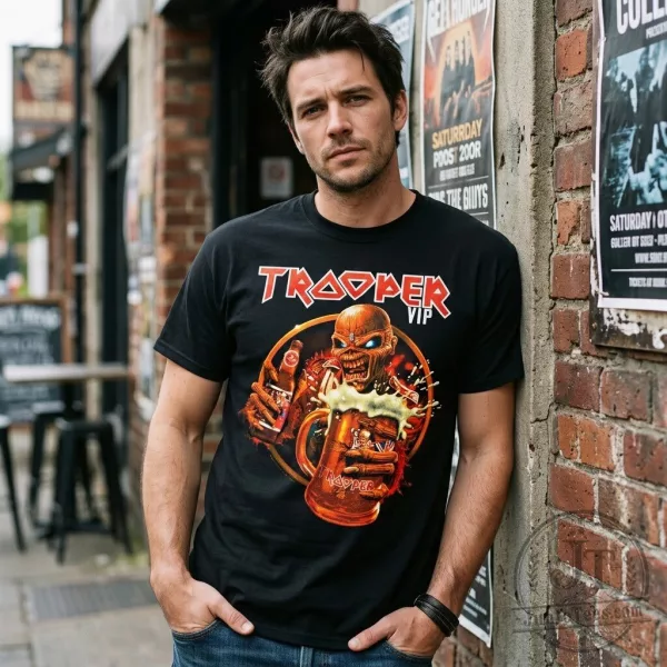Iron Maiden Trooper VIP merch 2026 Run For Your Lives shirt